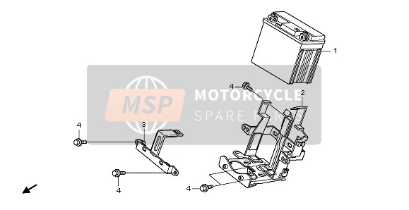 Honda NHX110WH 2009 BATTERIE für ein 2009 Honda NHX110WH